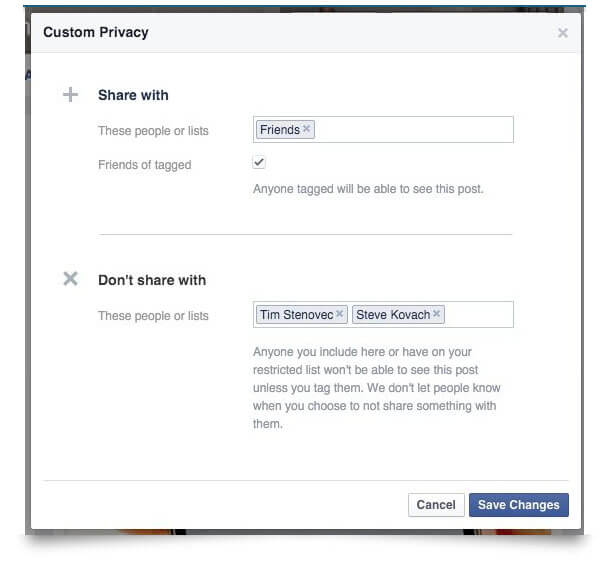 custom privacy