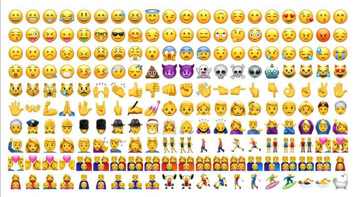 different emoji