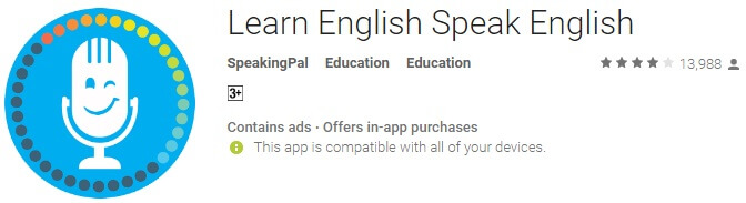 learning english speak english
