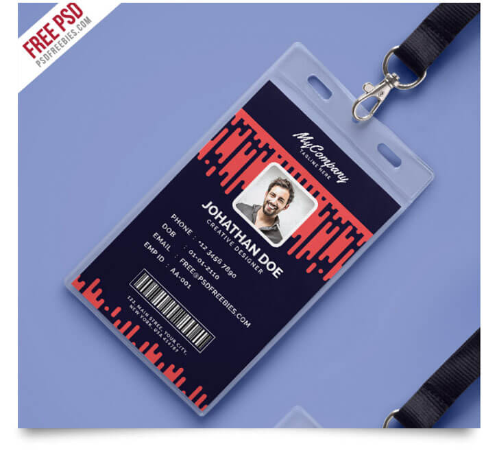 corporate company photo id card