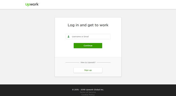 upwork account security