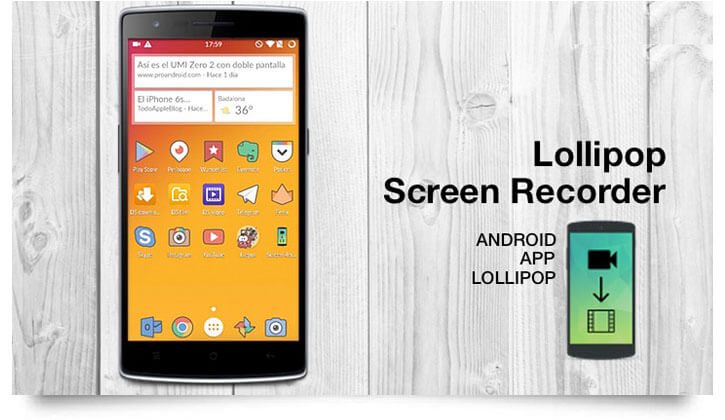 lollipop screen recorder