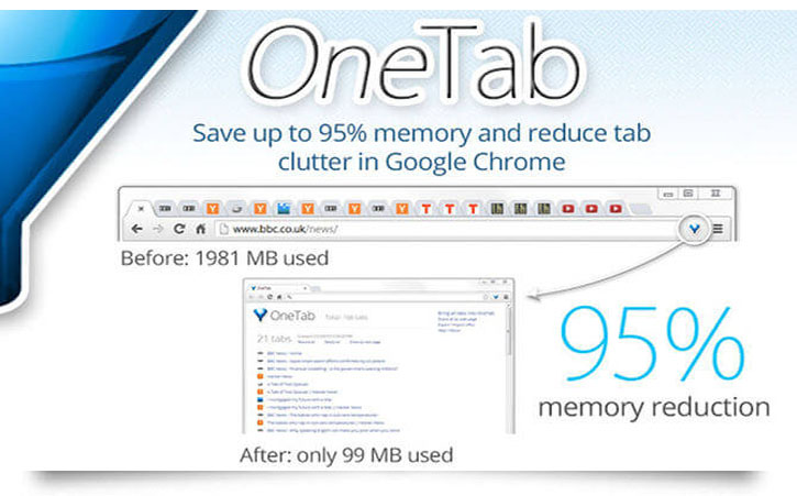 one tab
