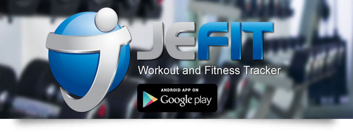 JEFIT Workout Tracker Gym Log
