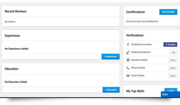 edit profile page