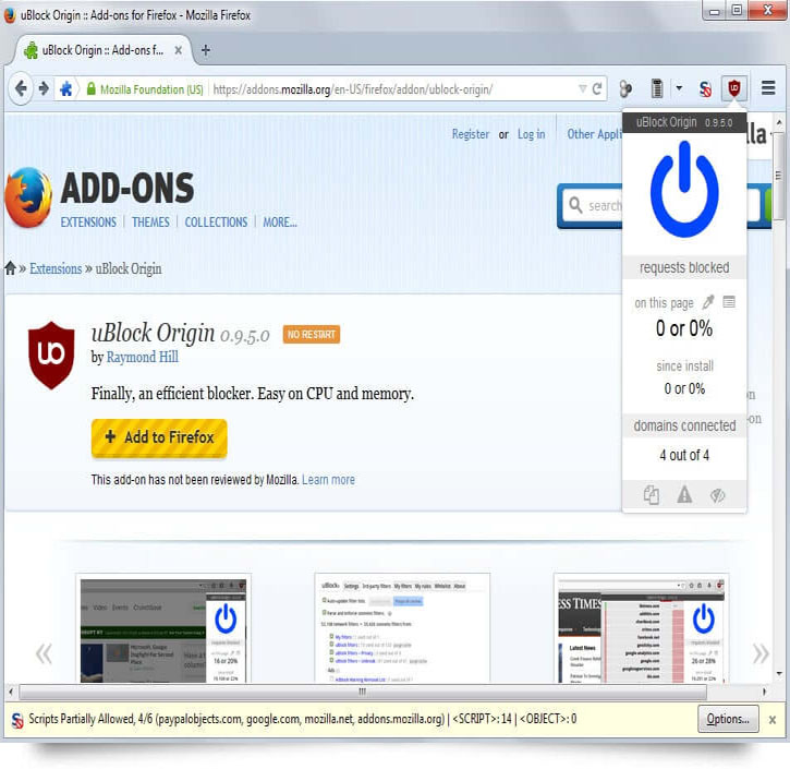 ublock origin firefox