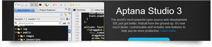 aptana code