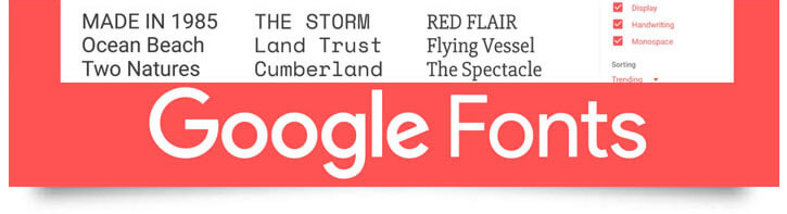 google web fonts