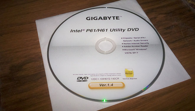 motherboard cd