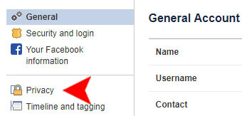 facebook privacy