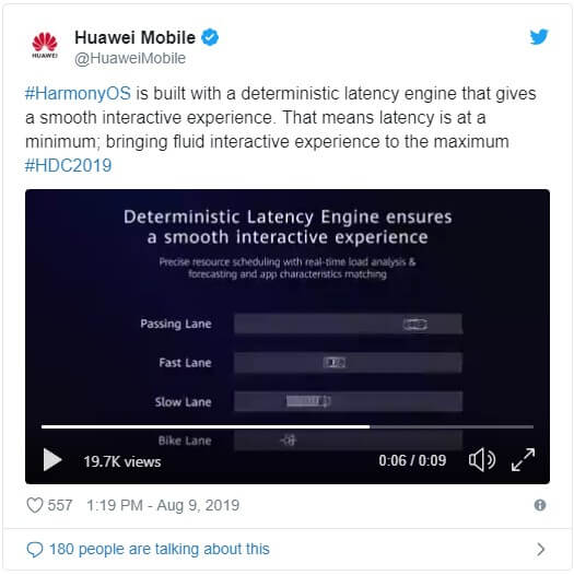 twitter harmony OS