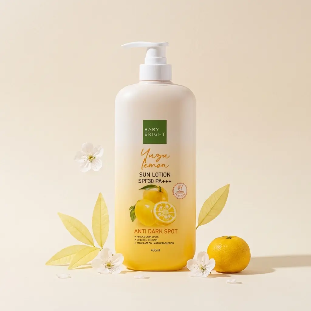 Baby Bright Body Lotion Yuzu Lemon SPF
