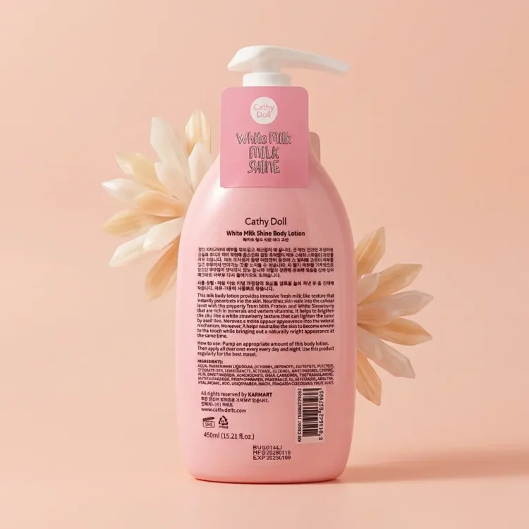 Cathy Doll White Milk Shine Body Lotion 450ml