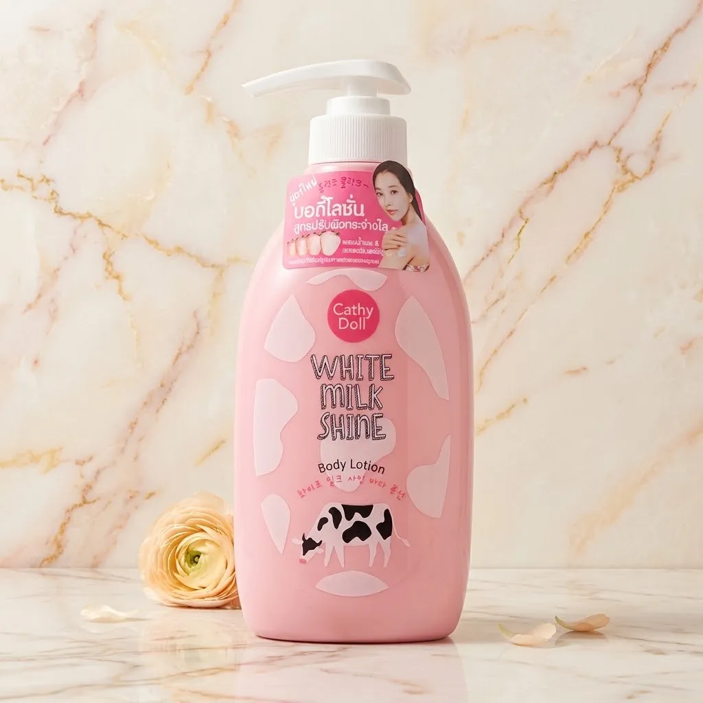 Cathy Doll White Milk Shine Body Lotion