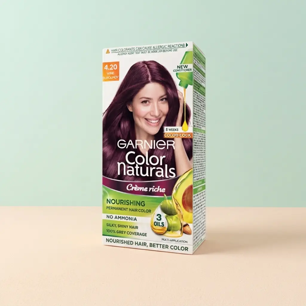 Garnier Hair Color Shades 4.2 wine burgundy