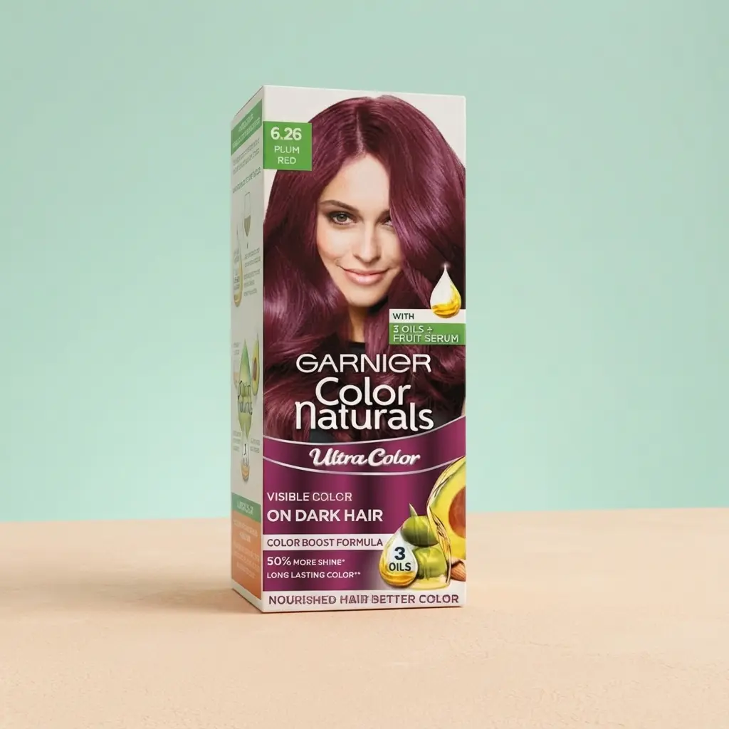 Garnier Hair Color Shades 6.26 Plum Red