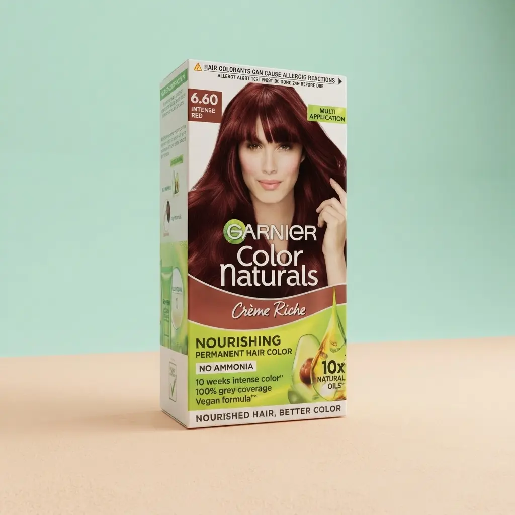 Garnier Hair Color Shades 6.60 Intense Red