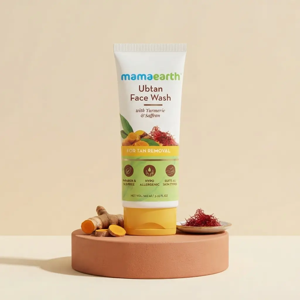 mamaearth ubtan face wash