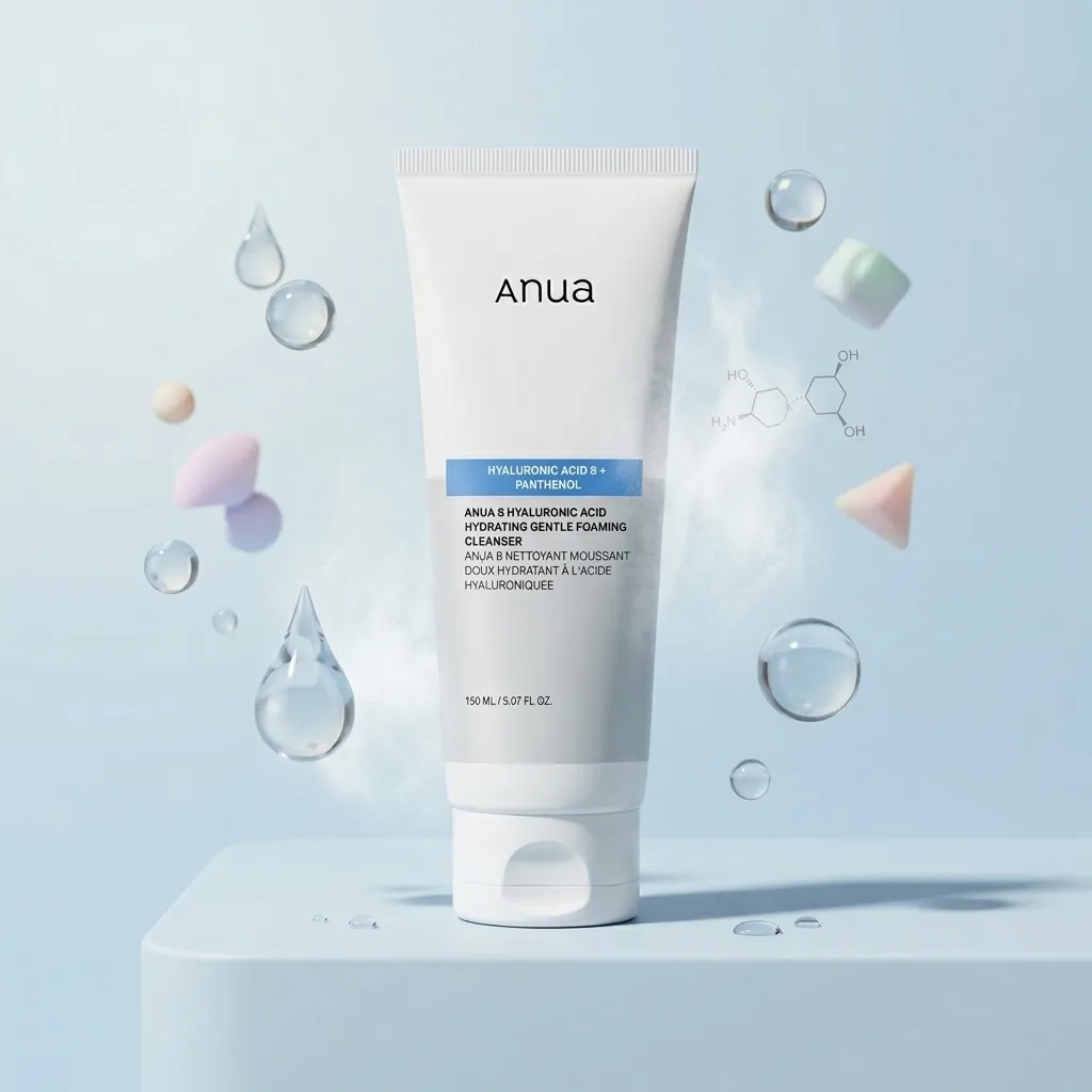 Anua 8 Hyaluronic Acid Hydrating Gentle Foaming Cleanser