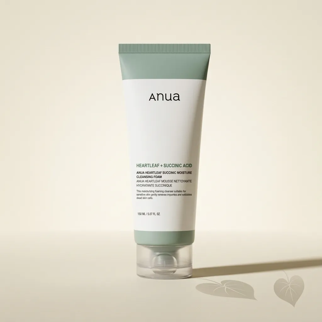 Anua Heartleaf Succinic Moisture Cleansing Foam