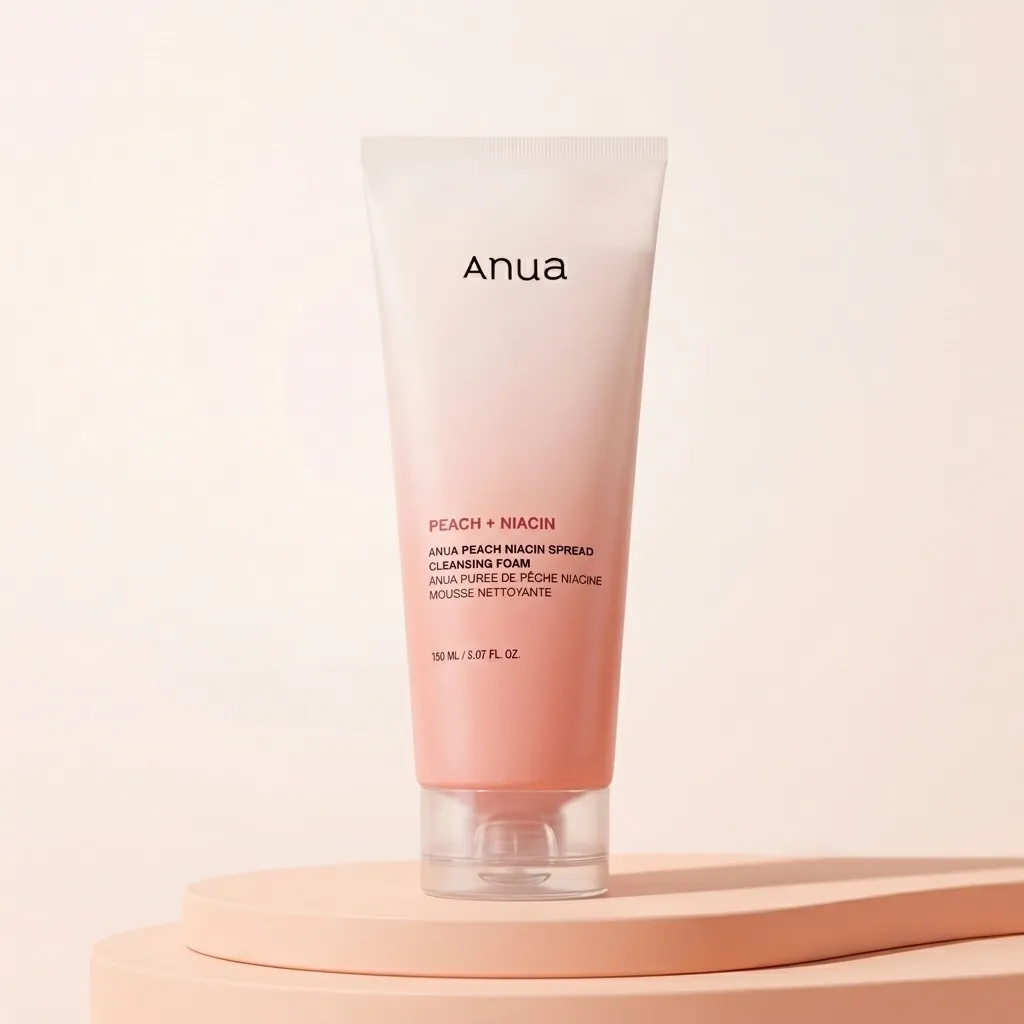 Anua Peach Niacin Spread Cleansing Foam