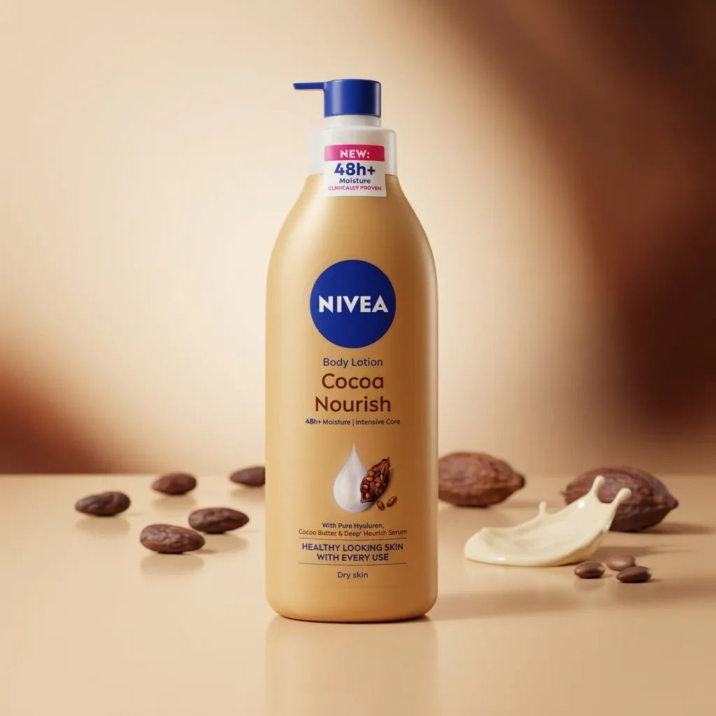 nivea cocoa nourish body lotion