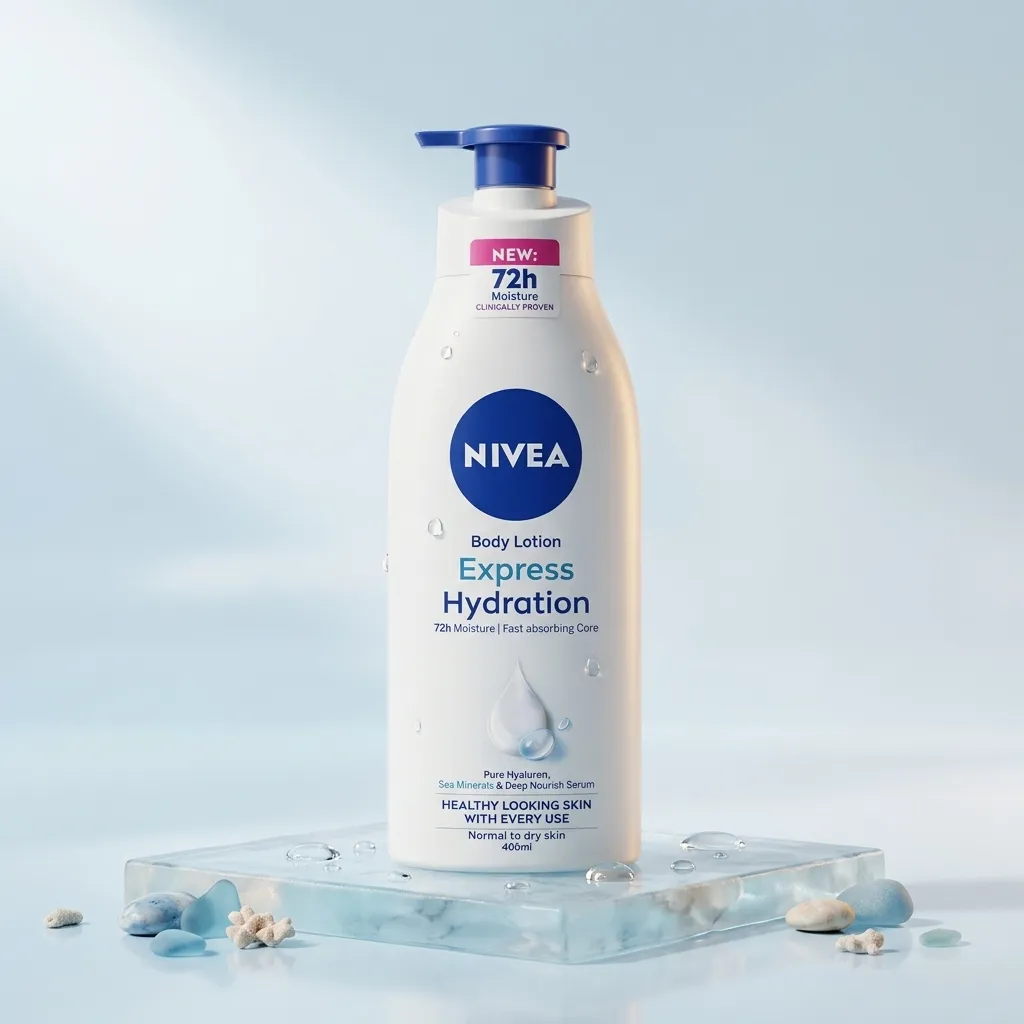 nivea express hydration body lotion