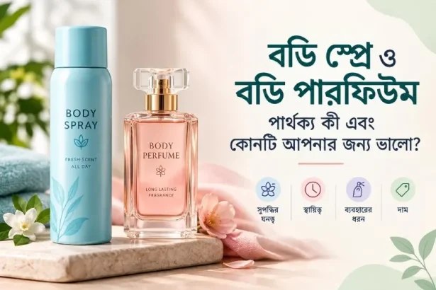 বডি স্প্রে ও বডি পারফিউম